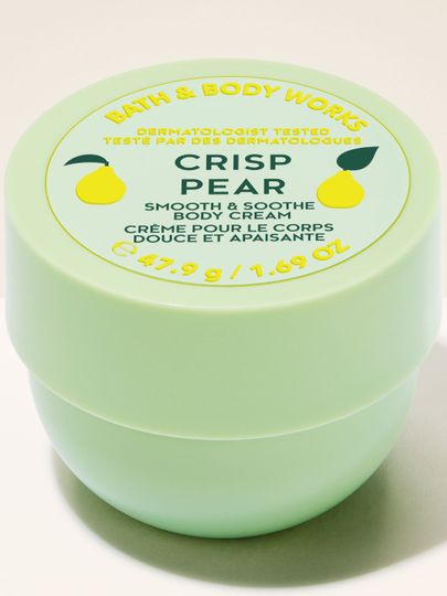 Tělový krém Crisp Pear v zeleném obalu