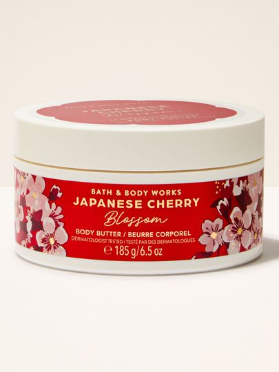 Tělové máslo Japanese Cherry Blossom Bath & Body Works s motivem třešňových květů