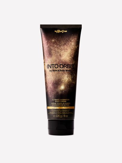 Tělový krém Into Orbit Bath & Body Works Men's Shop v tubě s vesmírným motivem