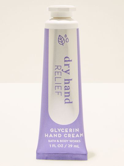 Krém na ruce Dry Hand Relief s glycerinem v praktické tubě, určený pro každodenní péči a snadné použití.