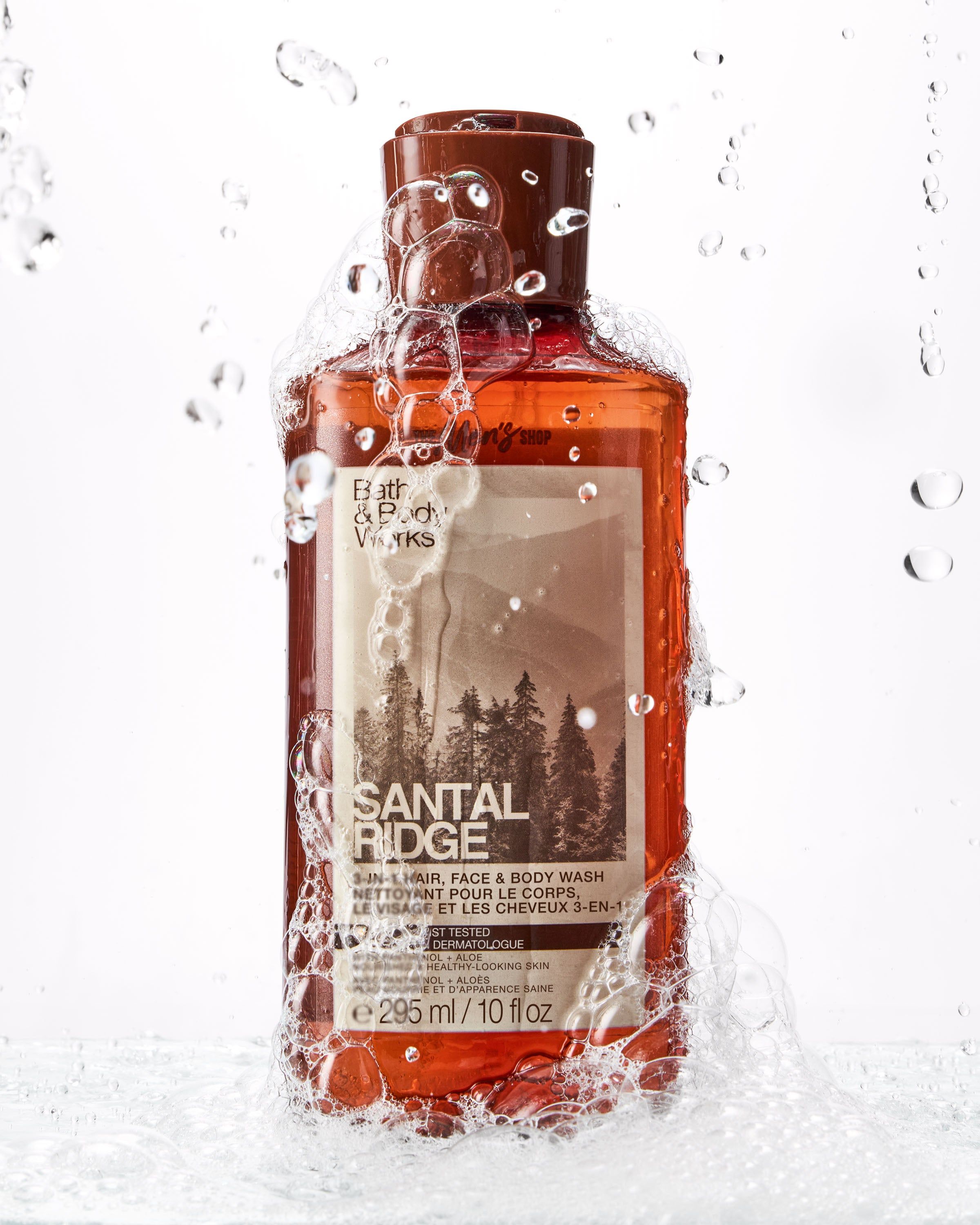 Mycí gel 3 v 1 na vlasy, obličej a tělo Santal Ridge Bath & Body Works Men's Shop