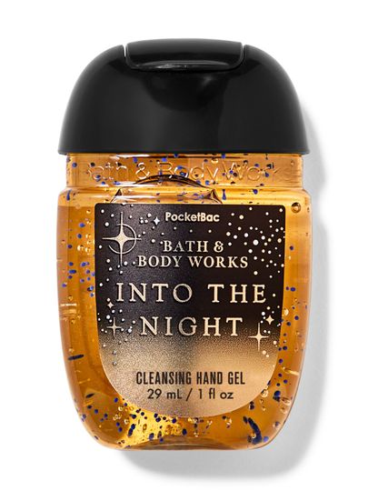PocketBac Bath & Body Works Into the Night v černo‑zlaté lahvičce, 29 ml.