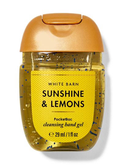 PocketBac White Barn Sunshine & Lemons se žlutým gelem a oranžovým víčkem, 29 ml.