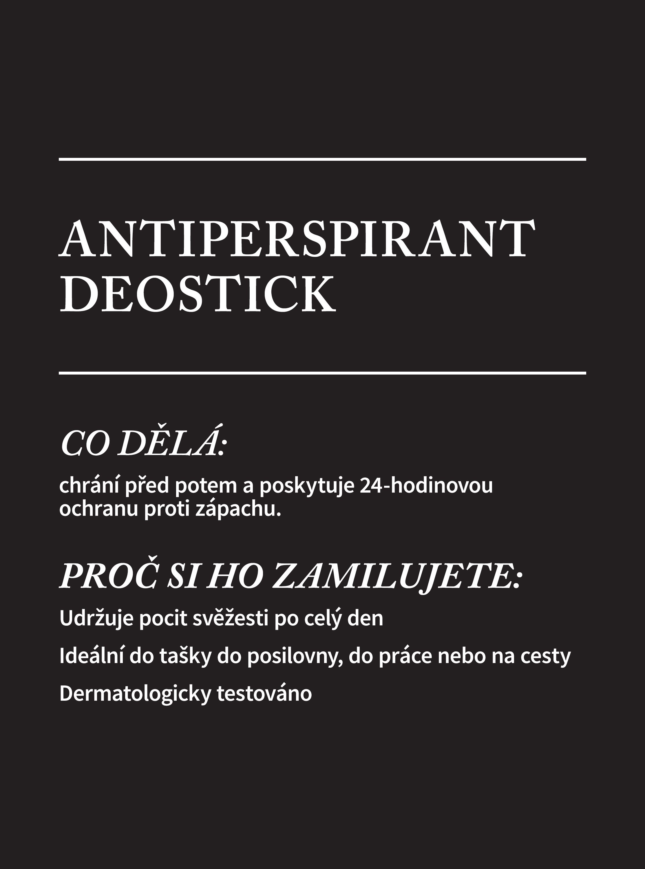 Deodorant v tyčince Bath&Body Works Ocean. Černá tyčinka s lesklou modrou etiketou s nápisy.