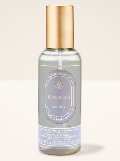 Black Tea – voňavý sprej Bath & Body Works z aromaterapeutické kolekce s esenciálními oleji