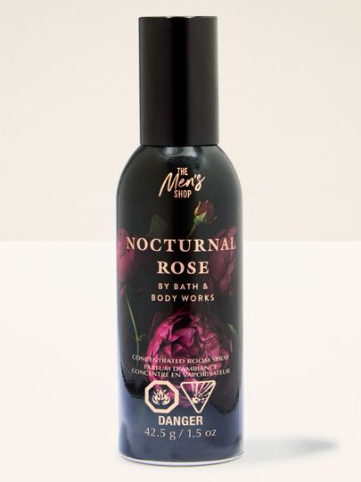 Nocturnal Rose The Men’s Shop by Bath & Body Works – černý room spray s tmavými růžemi.