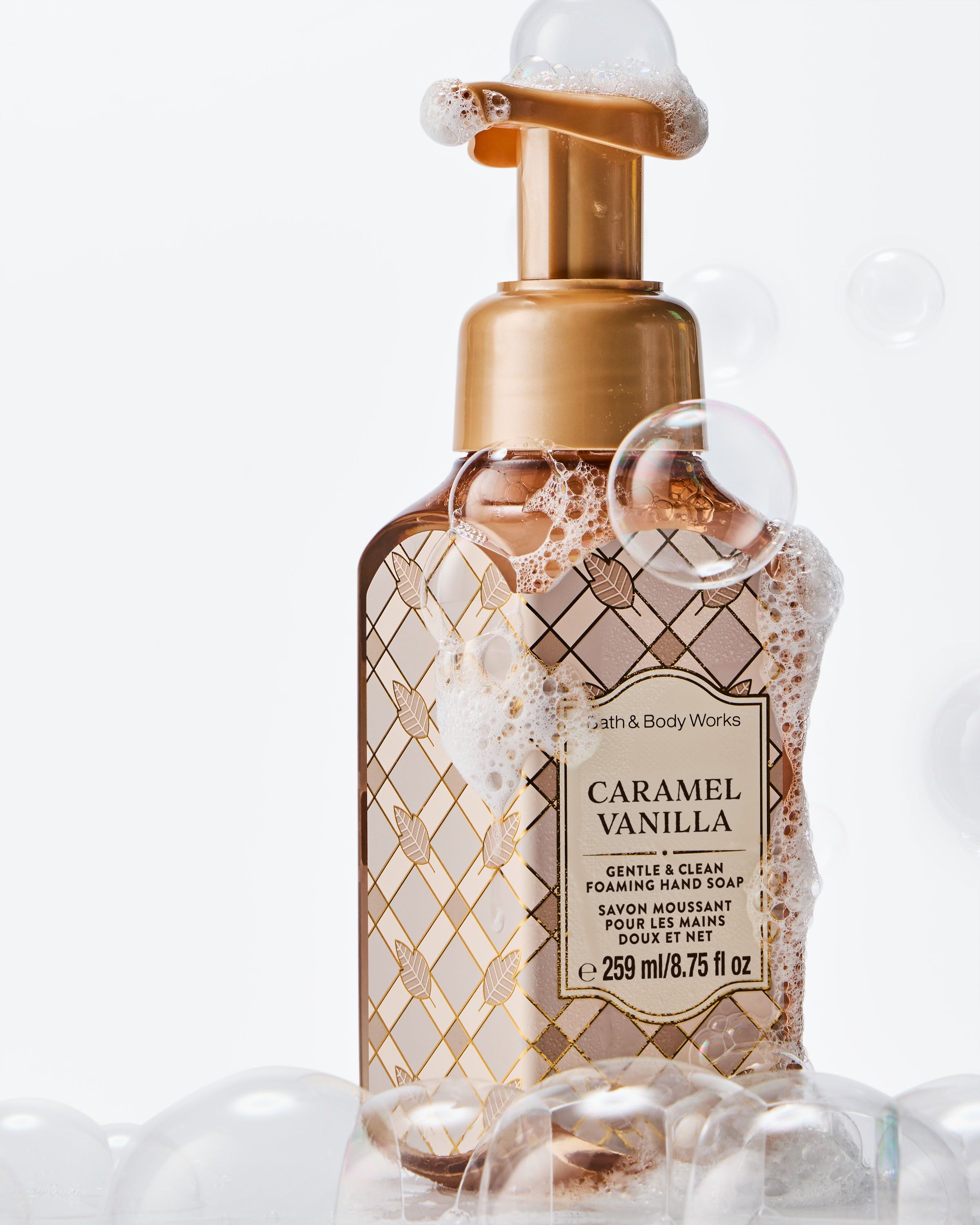 Jemné pěnové mýdlo na ruce Bath & Body Works Caramel Vanilla, 259 ml