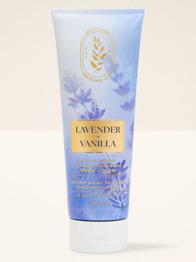 Lavender + Vanilla – tělový krém Bath & Body Works z aromaterapeutické kolekce