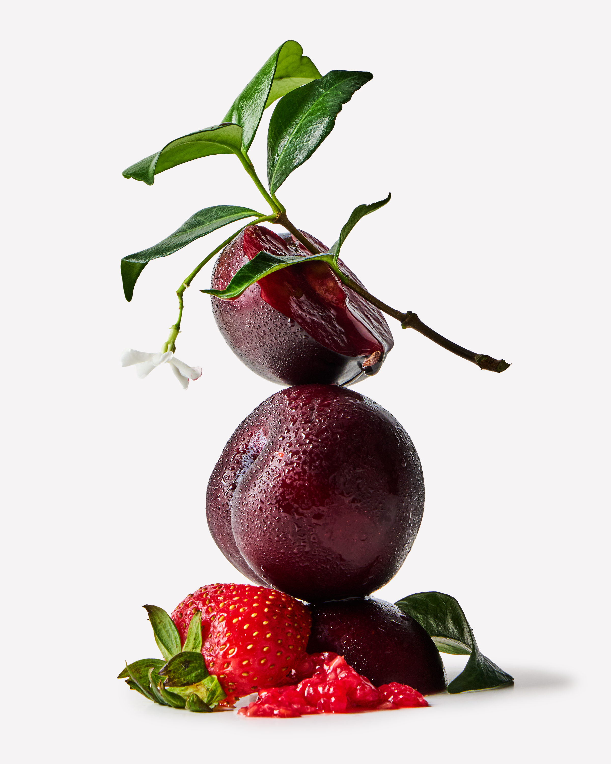 Dárková sada Vampire Blood Bath & Body Works v červené kosmetické taštičce s třpytivými hvězdami