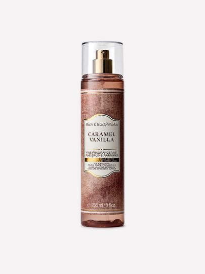 Vonná mlha Bath & Body Works Caramel Vanilla s rozprašovačem, 236 ml