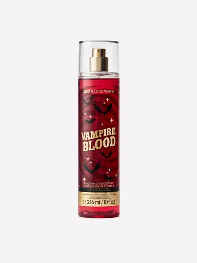Vonná mlha Bath & Body Works Vampire Blood v červeném flakonu s rozprašovačem, 236 ml