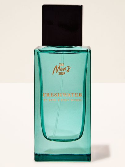 Freshwater The Men’s Shop – svěží pánská vůně Bath & Body Works v tyrkysovém flakonu.