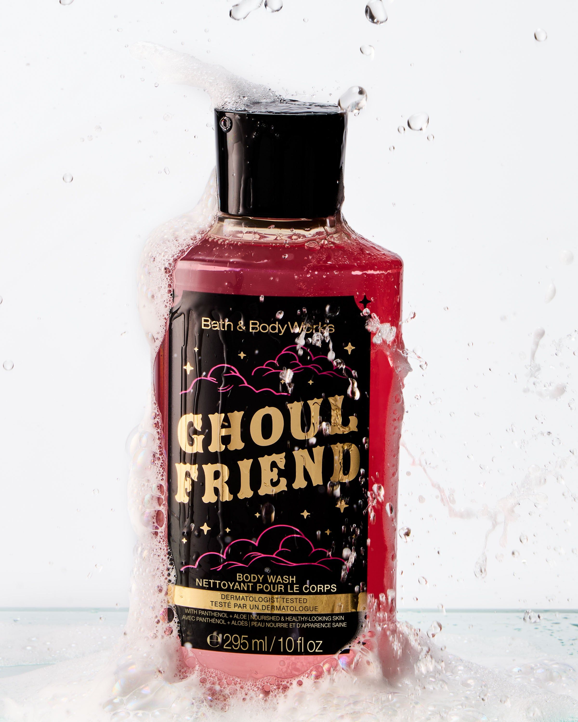 Sprchový gel Bath & Body Works Ghoul Friend v růžové lahvi 295 ml