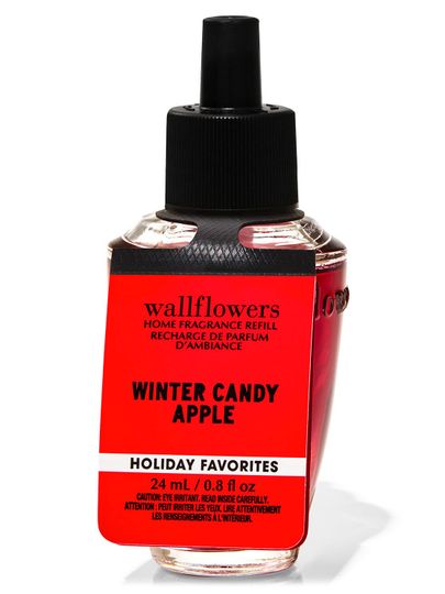 Wkład do wtyczki zapachowej „Winter Candy Apple” o pojemności 24 ml, Bath & Body Works.