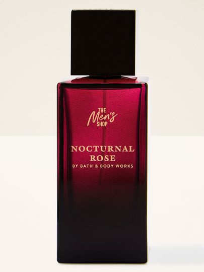 Bath & Body Works Nocturnal Rose – pánská kolínská s hlubokou růžovo‑dřevitou vůní z kolekce The Men’s Shop.
