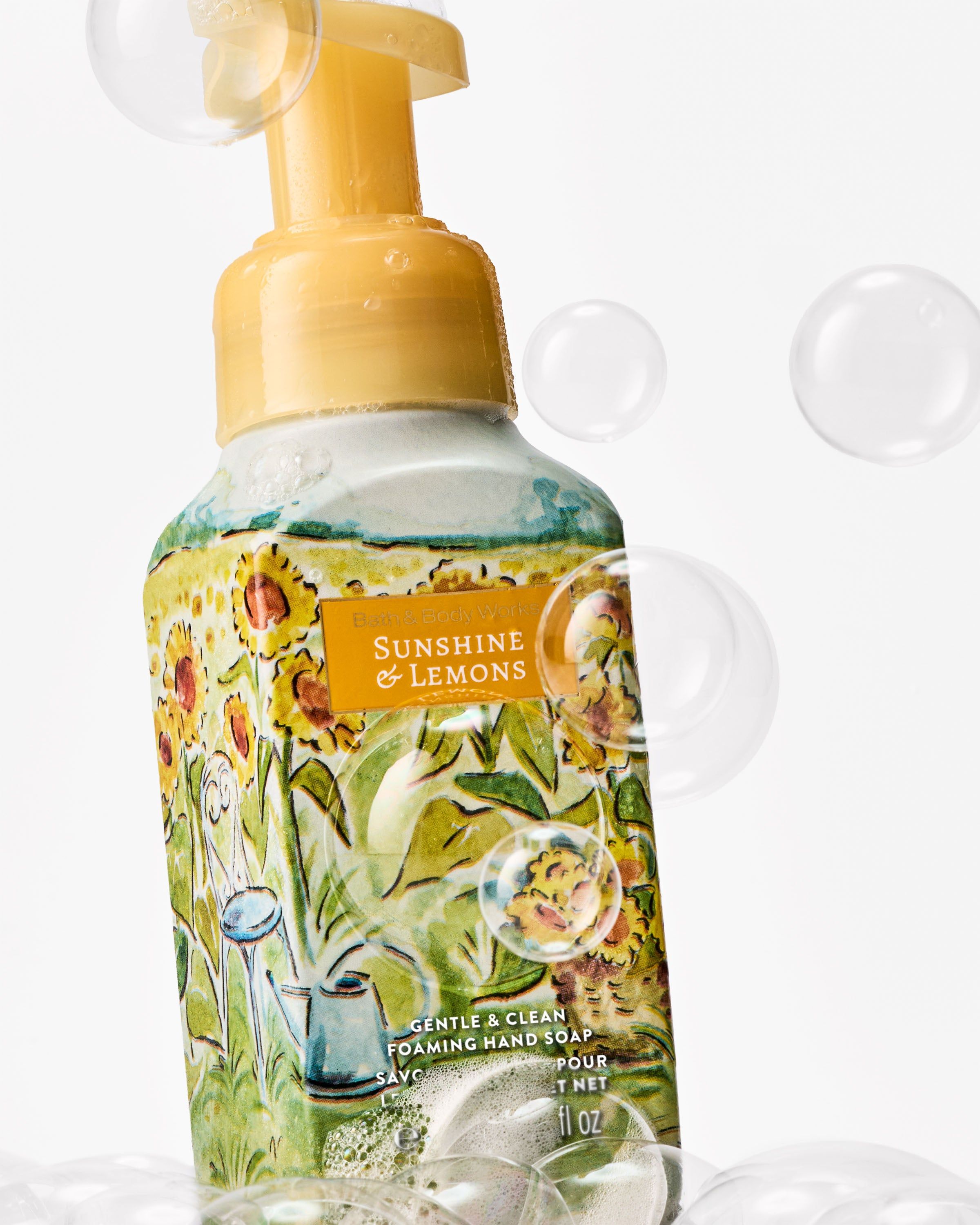 Jemné pěnové mýdlo na ruce Bath & Body Works Sunshine & Lemons, 259 ml