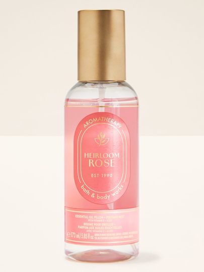 Bath & Body Works Heirloom Rose – parfémovaný sprej s esenciálními oleji z kolekce Aromatherapy