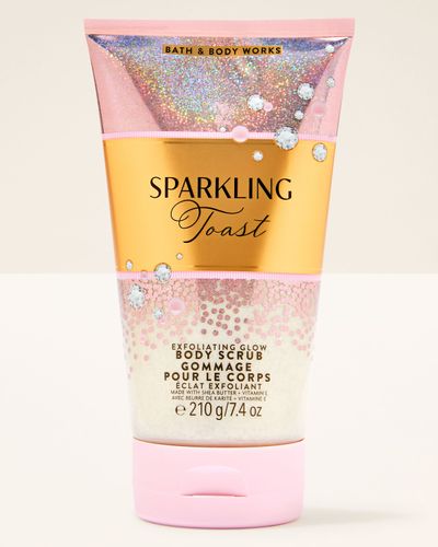 Třpytivý tělový peeling s bambuckým máslem a vitaminem E