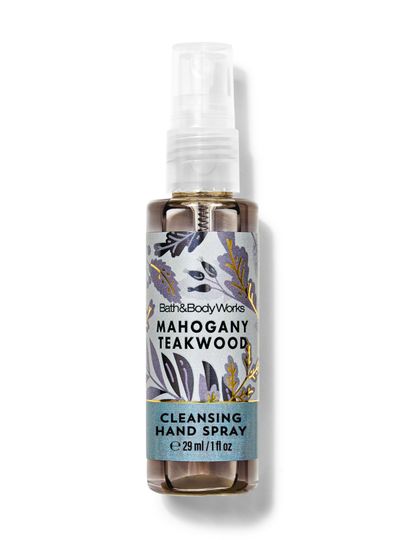 Mahogany Teakwood – sprej na ruce Bath & Body Works z aromaterapeutické kolekce