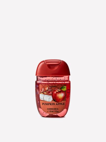 Čisticí gel na ruce PocketBac Pumpkin Apple Bath & Body Works s modrými částečkami