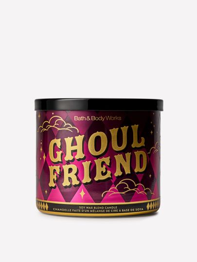 Vonná svíčka Bath & Body Works Ghoul Friend v dekorativní dóze s černým víčkem