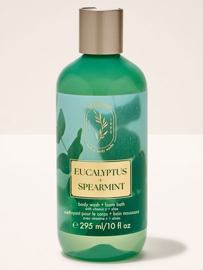 Eucalyptus + Spearmint – sprchový gel Bath & Body Works z kolekce aromaterapie