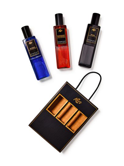 Bath & Body Works sada vůní Noir, Ocean a Bourbon z pánské kolekce