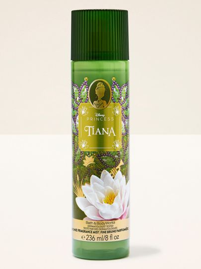 Vonná mlha Tiana Disney Princess – zelený design s leknínem a lehká pohádková svěžest.