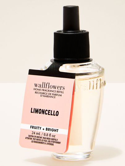 Náplň Wallflowers Limoncello – svěží citrusová vůně v elegantní skleněné lahvičce.