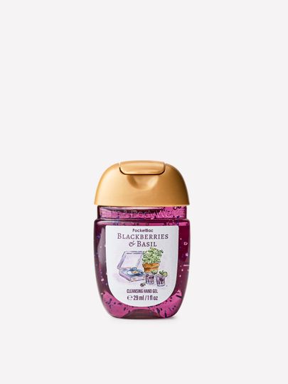 Antibakteriální gel na ruce PocketBac Blackberries & Basil Bath & Body Works