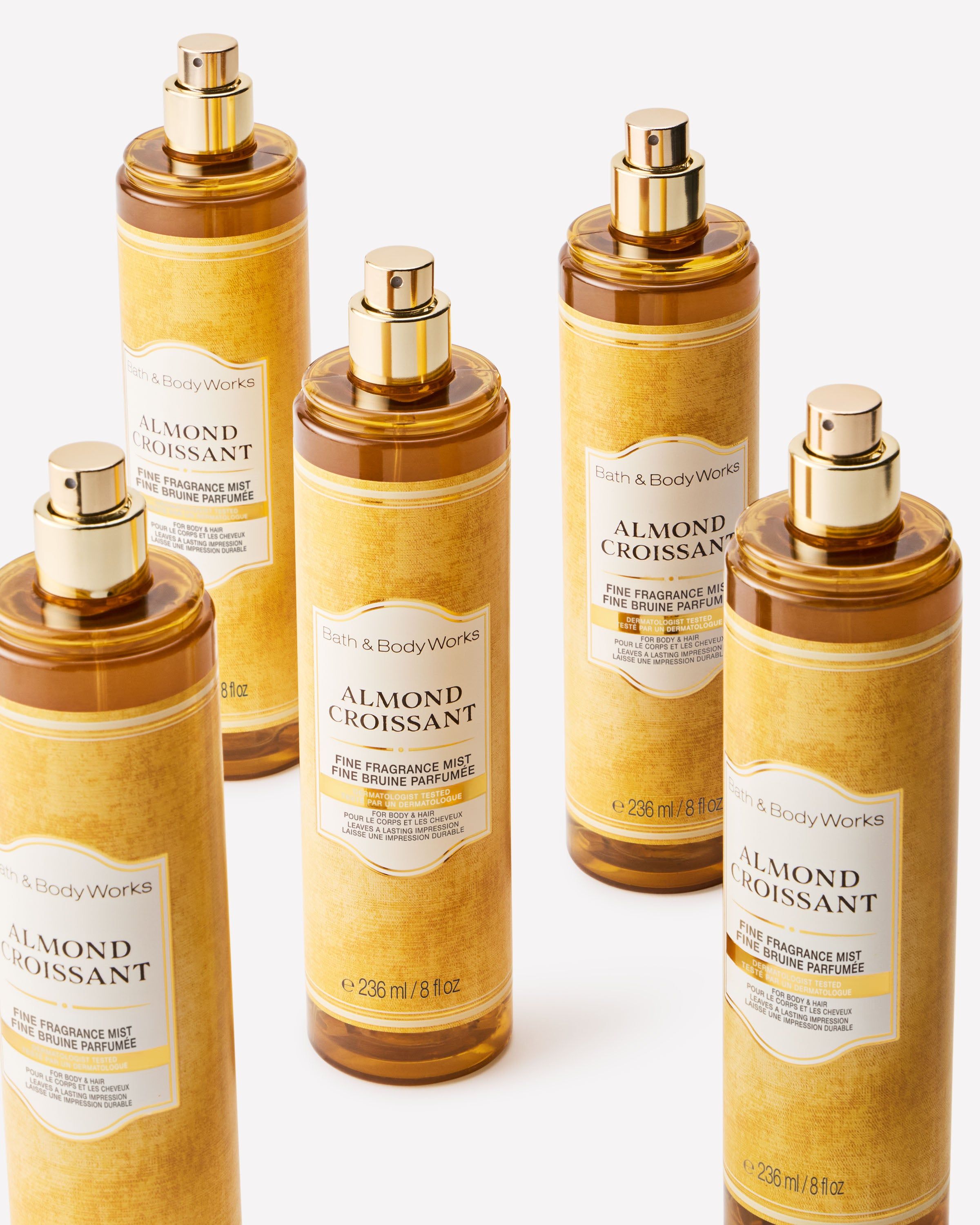 Vonná mlha Bath & Body Works Almond Croissant s rozprašovačem, 236 ml