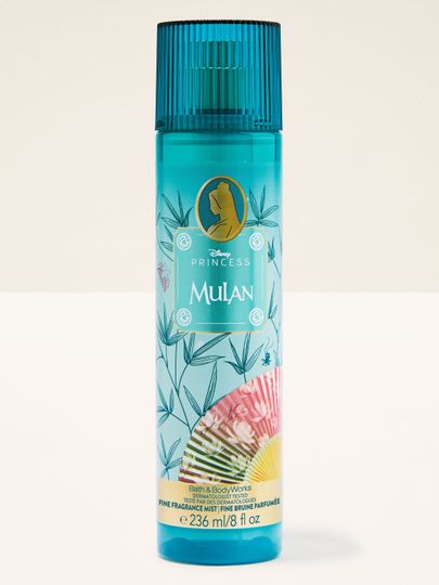 Vonná mlha Mulan Disney Princess – tyrkysový design s bambusem a lehká svěží orientální vůně.