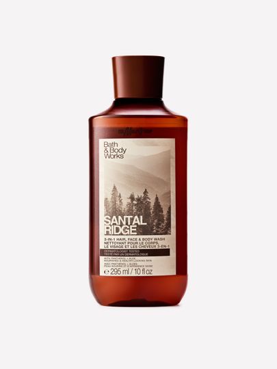 Mycí gel 3 v 1 na vlasy, obličej a tělo Santal Ridge Bath & Body Works Men's Shop