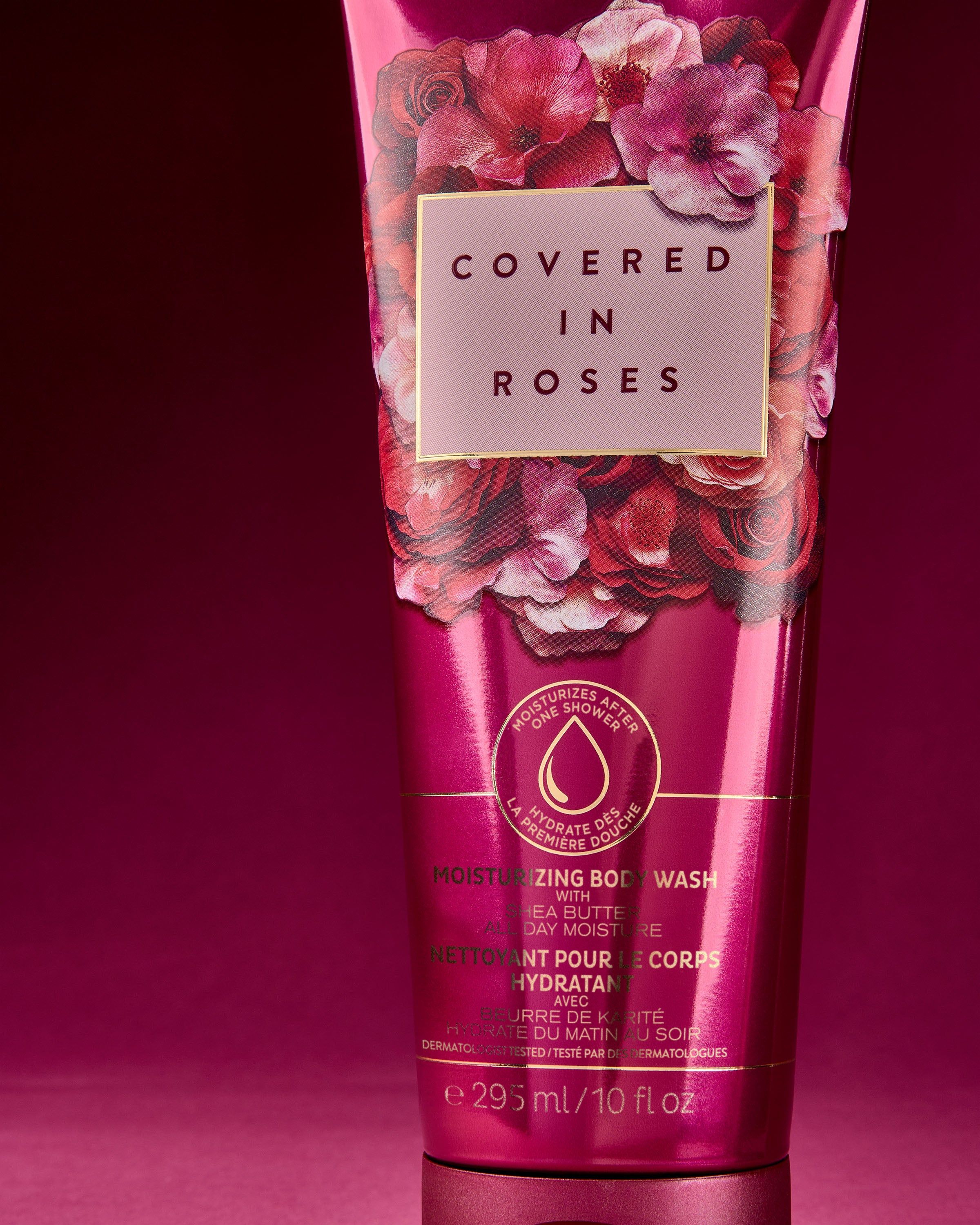 Sprchový gel Covered in Roses – bohatá růžová vůně a hydratace od Bath & Body Works.