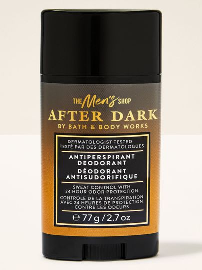 Antiperspirant „After Dark” ve sticku od Bath & Body Works s 24h ochranou.