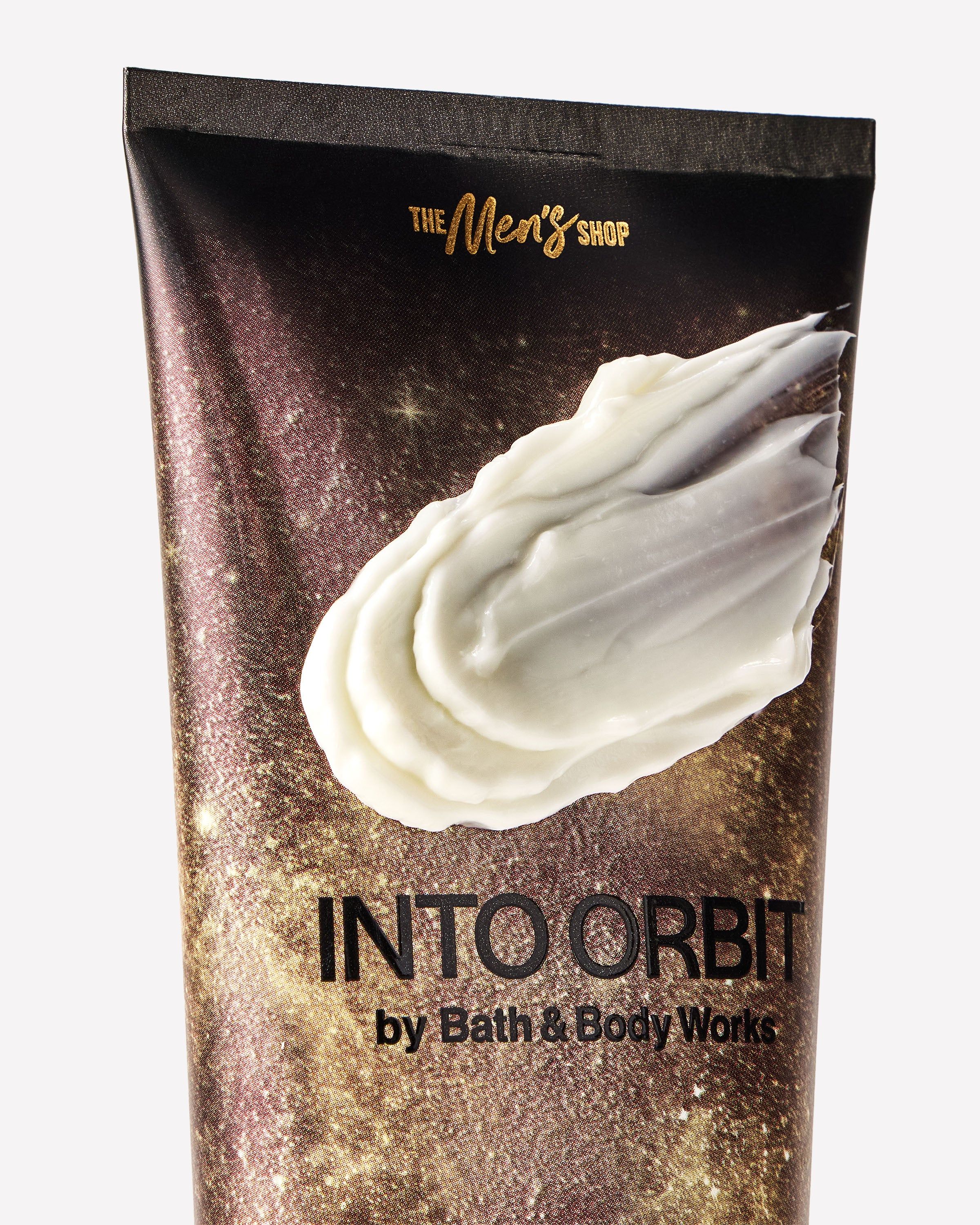 Tělový krém Into Orbit Bath & Body Works Men's Shop v tubě s vesmírným motivem