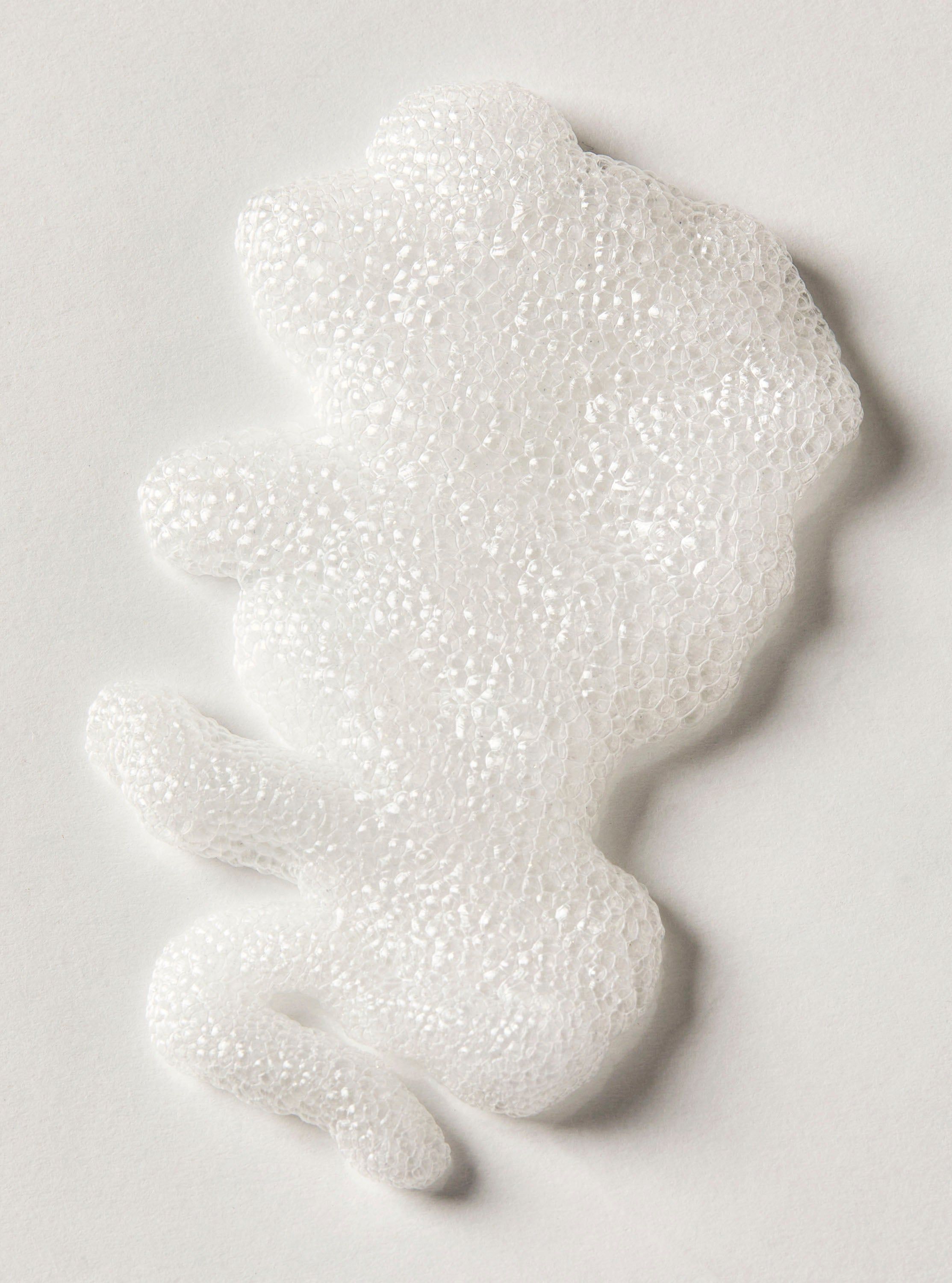 Tělová pěna Vanilla Bean Noel Bath & Body Works v zeleném obalu s motivem zasněžených domků a stromků